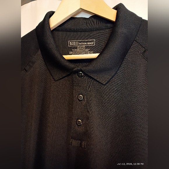 5.11 Tactical Series Polo Lot Black & Green Men's 2XL Performance Bundle (2) - Picture 4 of 9